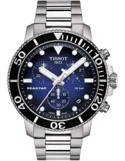 [Tissot] Seastar 1000 Chronograph T1204171104101 Watch in Blue
