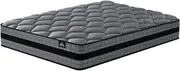 STARRY EUCALYPT Queen Mattress Icoil Pocket Spring Memory Foam in 26cm Thickness, 7-Zone Latex Mattress with High Density Foam Layer and 3D Mesh Fabric, Medium Firm Support with Topper Mattress Pad
