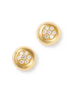 Bloomingdale's Fine Collection Diamond Pave Stud Earrings in 14K Yellow Gold, 0.25 tcw