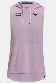Under Armour Project Rock 'Show Your Work' Sleeveless Hoodie (Purple) | sz XL
