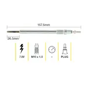 Tridon Glow Plug for Mercedes Benz A B C CLA E G GL GLA GLC GLE M S X Class