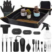 Succulent Tools Kit,57 Pcs Mini Garden,Bonsai Tree Kit Plant Accessories Indoor