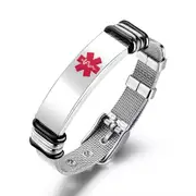 Adjustable Medical ID Bracelet