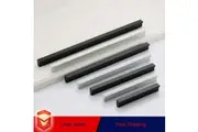 Zinc Kitchen Cabinet Handles Drawer Bar Handle Pull Silver 96mm