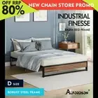 ALFORDSON Metal Bed Frame Double Size Mattress Base Platform Foundation Wood