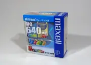 5x Unopened 5 colors box package maxell 3.5inch 640MB Rewritable MO Disk