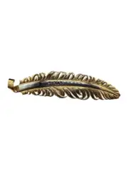 Montana Silversmiths Gold Feather Texas Engraved - Hats Add-Ons - Hf5833-Texas