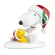 【Enesco】精品家飾 SNOOPY 史努比與胡士托聖誕帽居家擺飾(Jim Shore愛木小灣)