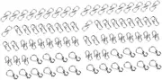 TEHAUX Sets Alloy Jewelry Clasps Hook End Retro Clasps for DIY Jewelry Making Pcs Random Style