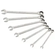 STEELMAN PRO 78982 7-Piece Standard 144-Tooth Ratcheting Wrench Set