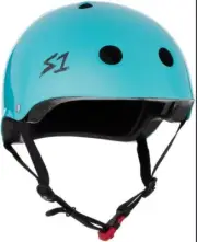S1 Lifer Mini Helmet - Lagoon Gloss | Childrens Skate Helmets From S-One