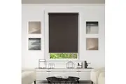 Burma Room Darkening Roller Blinds 220cm Drop Leather