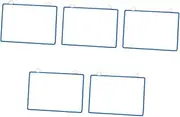 HOODANCOS 5pcs Hanging Document Bag Wall Mounted File Holder Hanging File Folder Office Supplies Storage Paper Bags Wall Paper Organizer Wall Mount File Organizer Suspending File Bag Iron