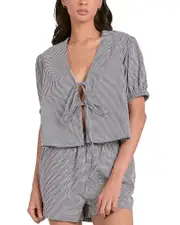 Elan Short Sleeve Fly Away Top