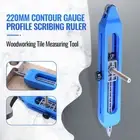 Carpenter Tool Profile Scribing Ruler Contour Gauge wHQh Lock Professional Kit