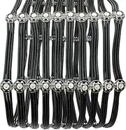 100pcs/string addressable SK6812-RGB LED, with Heat Sink; DC5V Input; 5cm line spacing; Full Black line and Black Frame on LED