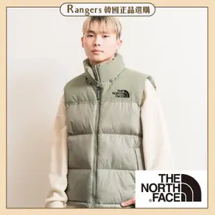 【The North Face】北臉 韓國 刺繡 前小後小 有機棉 厚羽絨 背心 可機洗 保暖 防風 現貨 代購(平輸品)