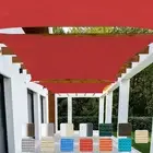 11'(W) Rectangle Outdoor Sun Shade Sail Awning Cover for Easy Fit Between Walls
