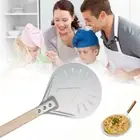 Perforated Pizza Peel 7/8/9" Pizza Turning Peel For Homemade Bakers bread M9R3