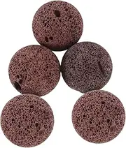 Alasum 5pcs Fish Tank Stones Aquarium Lava Rock Natural Volcanic Essential Oil Diffuser Stone for Freshwater Tank Landscaping Water Filtration