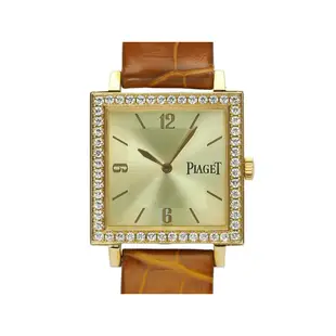 【久大御典品】PIAGET(伯爵)錶 女錶 石英錶 50930 18K金750殼 原廠真品 精鑲鑽圈 編號:A72916