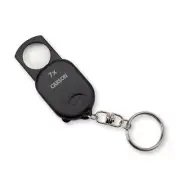 Pop-Up Magnifier 7x Keychain Key Ring Pocket Size Retractable Carson GN-70