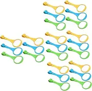 Vaguelly 4sets Grab Rings Toddler Walking Safety Nursery Cot Ring Set for Skill Building 6pcs*4