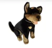 ~❤️~ BOCCHETTA Aust Working Dog REX 28cm 11" Sitting KELPIE soft toy BNWT~❤️