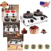 Versatile Chocolate Melting Machine - Dual Pots for Quick Candy & Dessert Making