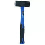 Double Face Sledge / Lump Hammer TPR Handle Fibreglass Shaft 4lb US Pro AT041