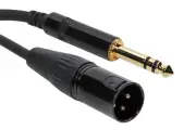 SuperFlex GOLD SFP-110XMT Patch Cable, XLR Male to TRS - 10'