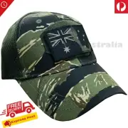 Australian Flag Patch Baseball Cap Army Camo Hat Tactical Outdoor Multicam