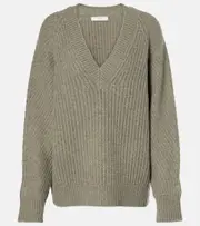 [CO] CO Ribbed-knit wool and cashmere sweater AU 8 brown