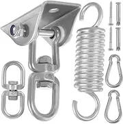 UPKOCH 1 Set Heavy Duty Swing Hanger with Snap Hooks Screws Rotatable for Hammocks Swings Chairs and Playground Use Safe Reliable Suspension Kit
