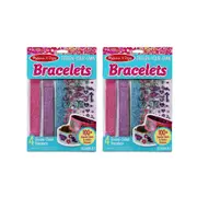 2x Melissa & Doug Design-Your-Own Bracelets Kids/Childrens Interactive Toy 4+