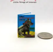 A GALLERY OF DINOSAURS 1:12 Scale Miniature Readable Illustrated Book Dinosaur