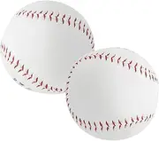 2Pcs 12in Hand Sewing Sports Practice Softballs, Softball Ball, High Elastic Softball Ball Training Softball Practice Hard Ball Sport Accessory for Games, Practice and Training