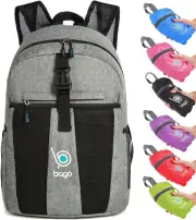 Lightweight Small Hiking Backpack for Women and Men - 25L Travel Day Pack - Fold