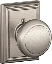 Schlage F170AND619ADD Addison Collection Andover Decorative Trim Knob, Satin Nickel
