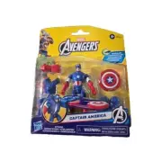 Marvel Avengers Captain America 4" Battle Gear Action Figure