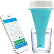 Pool Water Quality Tester, Bluetooths Pool Monitor, 6 in 1 Pool Thermometer, PH CL EC TDS ORP Temperature for Swimming Pool, Aquarium, Laboratory