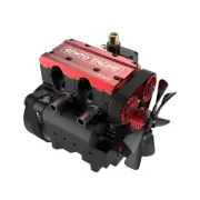 L200AC 4-Stroke 7cc 2-Cylinder Nitro Engine Kit & Ignition Module Assemble Model