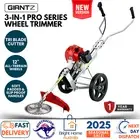 Giantz 62cc Petrol Brush Cutter Whipper Saw Trimmer 3-in-1 Heavy Duty Trimmer AU