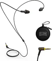 Ruckus Earplug Earbuds | OSHA Compliant Noise Reduction in-Ear Headphones : Isolating Ear Plug Earphones Stealth Black