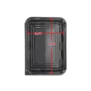 Japanese Sushi To go box J-7 10.3x7.8x1.8" 50PCS/100PCS/200PCS