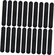 FOMIYES 20pcs Hat Sweat Sticker Sweat Pad for Hats Summer Cap Headband Sweatband Liner Hat Liner Cushion Hat Sweat Liner Hat Size Reducer Foam Moisture Sweatband Non-Woven Fabric Black