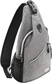 MOSISO Sling Backpack, Polyester Multipurpose Crossbody Shoulder Bag Travel Hiking Daypack
