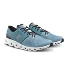 On Cloud X 3 60.98255 Sneakers Men's Pewter White Lace Up Outdoor Running Shoes