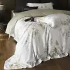 Bedding Set 4pcs Tencel Silk Cotton Digital Printing Duvet Cover Flat Sheet Set