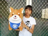 在飛比找Yahoo!奇摩拍賣優惠-超可愛柴犬娃娃 韓國瑜 柴犬~長50公分米糠柴犬玩偶~瞇眼柴